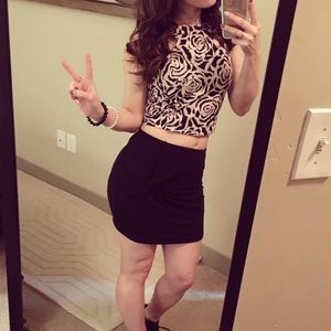 Rose Crop Top